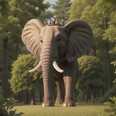Image For Post Anime, camera, forest, elephant, success, castle, HD, 4K, AI Generated Art