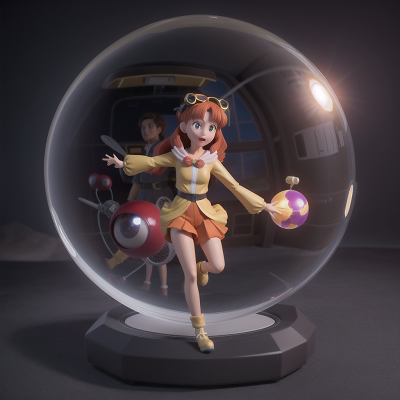 Image For Post Anime, crystal ball, helicopter, holodeck, key, virtual reality, HD, 4K, AI Generated Art