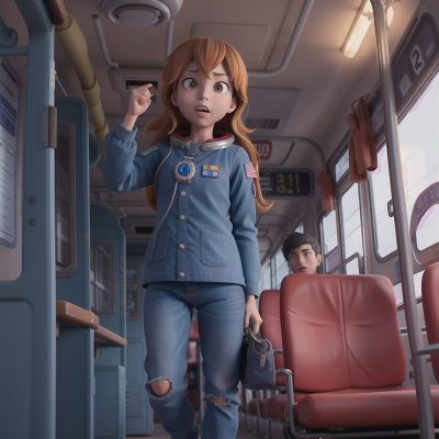 Image For Post Anime, bus, detective, werewolf, train, astronaut, HD, 4K, AI Generated Art