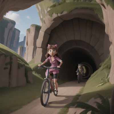 Image For Post Anime, holodeck, owl, cave, betrayal, bicycle, HD, 4K, AI Generated Art