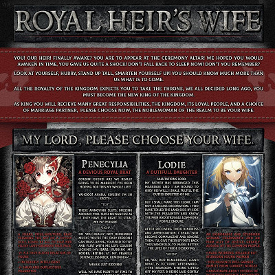Image For Post Royal Heir's Wife CYOA from /tg/