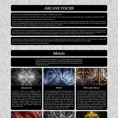 Image For Post Arcane Focus CYOA by MithradatesExcelsior