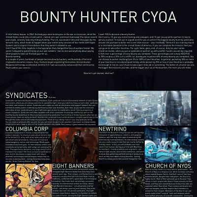 Image For Post Bounty Hunter CYOA from /tg/