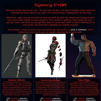 Image For Post Cyborg CYOA