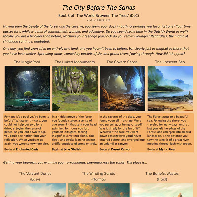 Image For Post World Between The Trees Book 3: City Before The Sands CYOA by acheld