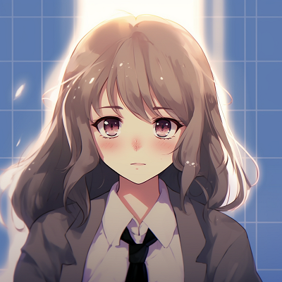 Image For Post | Anime girl in classic school uniform with soft shading and detailed hair. cute anime girl pfp classics anime pfp - [Cute Anime Girl pfp Central](https://hero.page/pfp/cute-anime-girl-pfp-central)