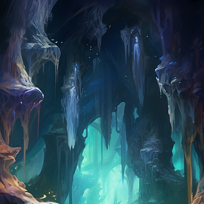 Image For Post Adventures Deep Within Anime Cavern Art - Wallpaper