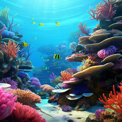Image For Post Under the Sea Artistry Marine Life Aplenty - Wallpaper