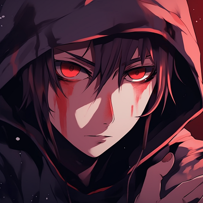 Image For Post | Itachi's Sharingan eye, expressive detailing and intense colors cool pfp anime characters pfp for discord. - [cool pfp anime gallery](https://hero.page/pfp/cool-pfp-anime-gallery)