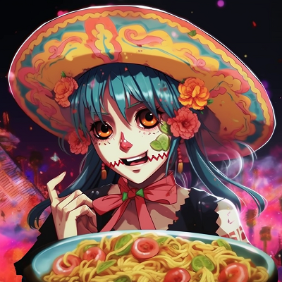 Image For Post | Anime girl with a traditional sombrero and maracas, dynamic composition and festive details. mexican anime pfp girls pfp for discord. - [Mexican Anime Pfp Collection](https://hero.page/pfp/mexican-anime-pfp-collection)