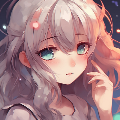 Image For Post | A tranquil anime girl with colorful eyes, soft shading and vivid hues. charming girl anime pfp pfp for discord. - [female anime pfp](https://hero.page/pfp/female-anime-pfp)