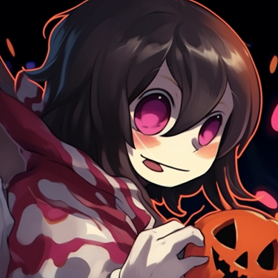 Image For Post | Two characters gobbling candy, Halloween themed detailing with vibrant colors. witty matching halloween pfps pfp for discord. - [matching halloween pfp, aesthetic matching pfp ideas](https://hero.page/pfp/matching-halloween-pfp-aesthetic-matching-pfp-ideas)