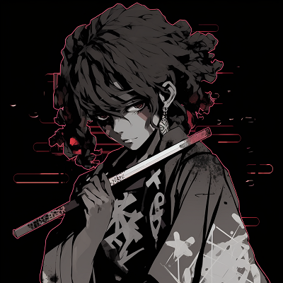 Image For Post | Afro Samurai in deep thought, with layers of shading creating a reflective mood. black anime characters pfp pfp for discord. - [Anime Black PFP](https://hero.page/pfp/anime-black-pfp)