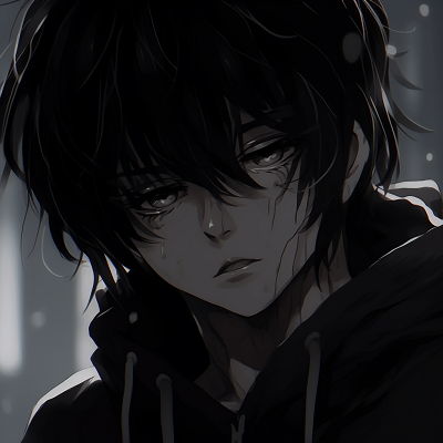 Image For Post | Full body shot of a dark aesthetic anime character, deep black tones and high contrast. diverse selection of anime pfp dark aesthetic pfp for discord. - [anime pfp dark aesthetic Collection](https://hero.page/pfp/anime-pfp-dark-aesthetic-collection)