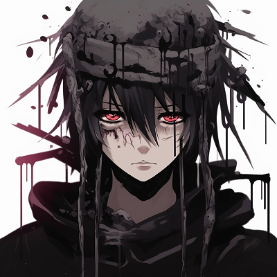 Image For Post | Essence of drip style applied over a monochromatic sketch style anime character. drippy anime pfp in hd quality pfp for discord. - [Ultimate Drippy Anime PFP](https://hero.page/pfp/ultimate-drippy-anime-pfp)