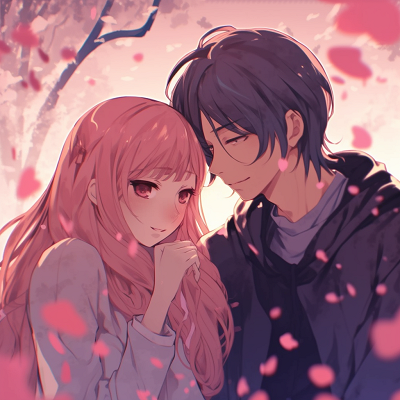 Image For Post | Anime couple sharing a moment under the moonlight, cool tones and intricate shadowing. emotive couple anime matching pfp pfp for discord. - [Couple Anime Matching PFP Inspiration](https://hero.page/pfp/couple-anime-matching-pfp-inspiration)
