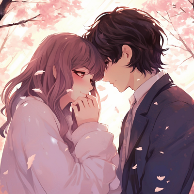 Image For Post | Couple immersed in an emotional embrace in the rain, focusing on the water effects and their reflective expressions. romantic couple anime matching pfp pfp for discord. - [Couple Anime Matching PFP Inspiration](https://hero.page/pfp/couple-anime-matching-pfp-inspiration)