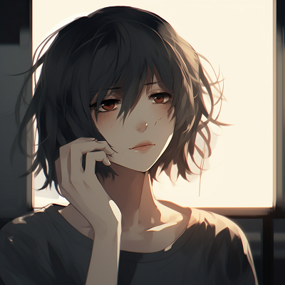 Image For Post | An anime character looking off into the distance, with a wistful expression, softer shades and light lines. aesthetic depressed anime pfp pfp for discord. - [Anime Depressed PFP Collection](https://hero.page/pfp/anime-depressed-pfp-collection)