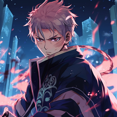 Image For Post | An anime samurai against an urban backdrop, immersive with bright colours. vibrant anime pfp cool pfp for discord. - [anime pfp cool](https://hero.page/pfp/anime-pfp-cool)