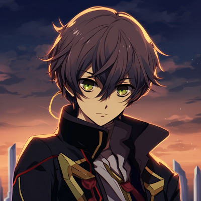 Image For Post | Lelouch Lamperouge from Code Geass, intense gaze and bold lines. exceptional anime pfp pfp for discord. - [anime pfp cool](https://hero.page/pfp/anime-pfp-cool)