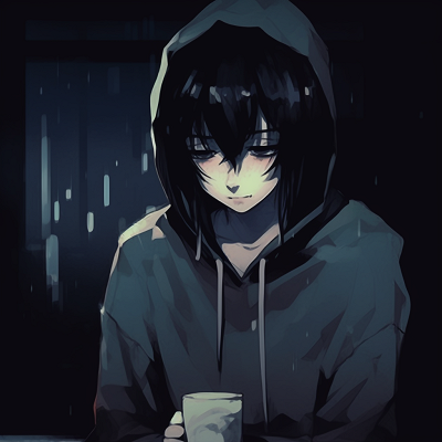 Image For Post Depressed Anime Character With Rain - anime depressed pfp: unique variants