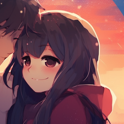 Image For Post | Two characters in playful poses, vibrant backdrops and colorful outfits. trending cute matching pfp ideas for couples pfp for discord. - [cute matching pfp for couples, aesthetic matching pfp ideas](https://hero.page/pfp/cute-matching-pfp-for-couples-aesthetic-matching-pfp-ideas)