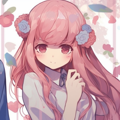 Image For Post | Two characters in matching outfits, bright pastel shades, immersed in a dreamy realm. cute anime couples matching pfp designs pfp for discord. - [anime couples matching pfp, aesthetic matching pfp ideas](https://hero.page/pfp/anime-couples-matching-pfp-aesthetic-matching-pfp-ideas)