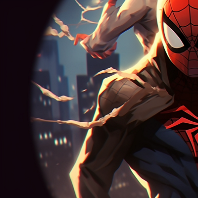 Image For Post | Two Spiderman characters, one classic and one contemporary, posed back-to-back with the play of shadows underlining their differences. unique matching spiderman pfp ideas pfp for discord. - [matching spiderman pfp, aesthetic matching pfp ideas](https://hero.page/pfp/matching-spiderman-pfp-aesthetic-matching-pfp-ideas)