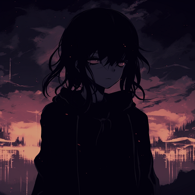 Image For Post | Silhouette of a mysterious anime character, featuring liminal space aesthetics and soft, hazy backdrop. dark aesthetic anime pfpHD, free download - [Dark Anime PFP](https://hero.page/pfp/dark-anime-pfp)