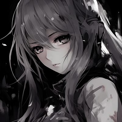 Image For Post | Anime girl PFP with shadowed features, standing out in monochrome palette. anime pfp girl in black and whiteHD, free download - [Anime PFP Girl](https://hero.page/pfp/anime-pfp-girl)