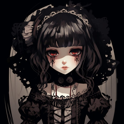 Image For Post | Anime character exuding gothic vibes with bat wings, adding a supernatural theme to the character’s overall appearance. anime girl goth pfp - [Goth Anime PFP Gallery](https://hero.page/pfp/goth-anime-pfp-gallery)