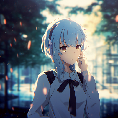 Image For Post | Profile picture of Rei Ayanami showcasing serene and calm aesthetic aesthetic 4k anime pfp - [4K Anime Profile Pictures](https://hero.page/pfp/4k-anime-profile-pictures)