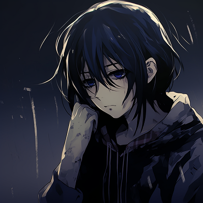 Image For Post | Picture of an anime boy with a melancholic stare, rich detailing and somber colors. depressed anime boy pfp collection - [Depressed Anime PFP Collection](https://hero.page/pfp/depressed-anime-pfp-collection)