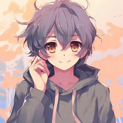 Image For Post | A calm and composed anime boy with minimalist artwork and tranquil expressions. adorable anime pfp illustrations - [cute pfp anime](https://hero.page/pfp/cute-pfp-anime)