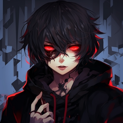 Image For Post | An emo anime boy in an oversized hoodie, complete with dark tones and intricate details. emo pfp anime boys display - [Emo Pfp Anime Gallery](https://hero.page/pfp/emo-pfp-anime-gallery)