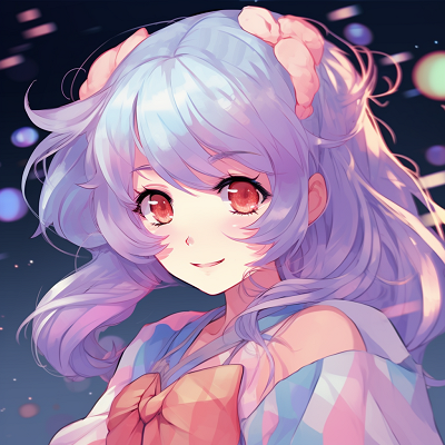 Image For Post | Anime girl with pastel colors, showcasing soft shading and a joyful expression. exchange your cute anime girl pfp anime pfp - [Cute Anime Girl pfp Central](https://hero.page/pfp/cute-anime-girl-pfp-central)