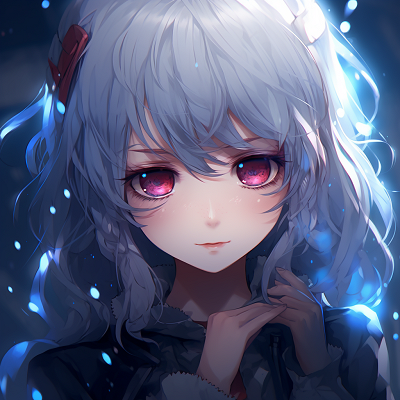 Image For Post | Anime girl with azure eyes attention to detail in iris design. anime girl pfp avatar anime pfp - [Anime girl pfp](https://hero.page/pfp/anime-girl-pfp)