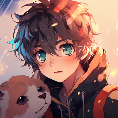 Image For Post | Serene portrait of an anime boy, calm expression captured with smooth shading. cute anime boy pfp anime pfp - [Cute Anime Pfp](https://hero.page/pfp/cute-anime-pfp)