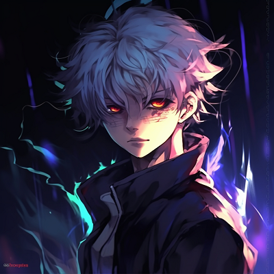 Image For Post | Anime boy with his eyes hidden under his hair, putting an emphasis on his expression. 4k anime boy profile photos - [anime pfp 4k Highlights](https://hero.page/pfp/anime-pfp-4k-highlights)
