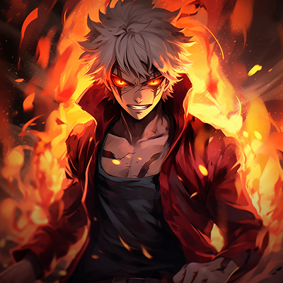 Image For Post | An anime character holding a fire ball high in hand, demonstrating a dynamic pose and the bold use of colors. creative fire anime pfp - [Fire Anime PFP Space](https://hero.page/pfp/fire-anime-pfp-space)