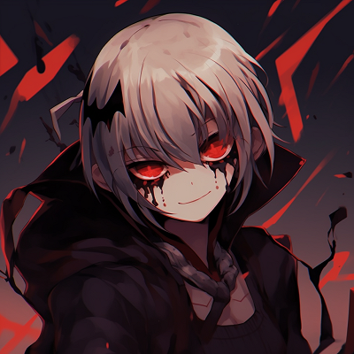 Image For Post | Kaneki with his ghoul mask, sharp lines and chilling details. halloween pfp anime styles - [Halloween Anime PFP Spotlight](https://hero.page/pfp/halloween-anime-pfp-spotlight)