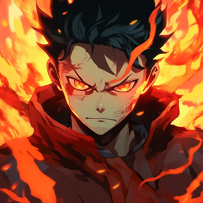 Image For Post | Close-up of a character with fire elements, showcasing high detail and vibrant hues. top fire anime pfp - [Fire Anime PFP Space](https://hero.page/pfp/fire-anime-pfp-space)