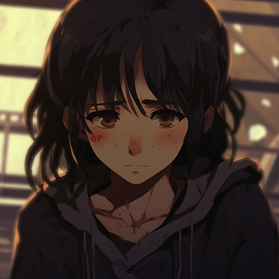 Image For Post | Anime girl with tearful eyes, concentrating on the emotional display. sad pfp anime girl styles - [Sad PFP Anime](https://hero.page/pfp/sad-pfp-anime)