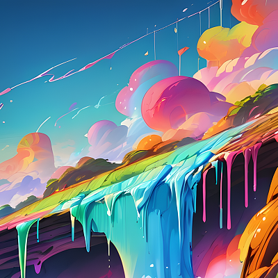 Image For Post (Share) Rainbow Slime Backgrounds 03