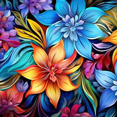 Image For Post Abstract Floral Wallpaper Flower Fest - Wallpaper