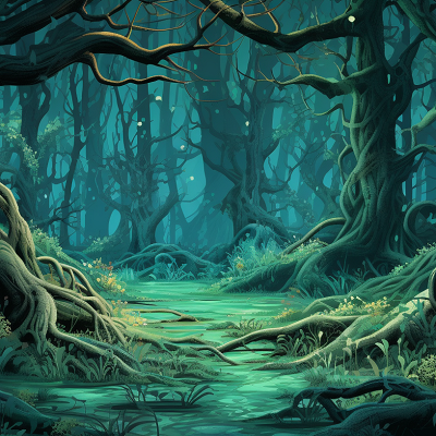 Image For Post Mystical Forest Art Wallpaper - Wallpaper