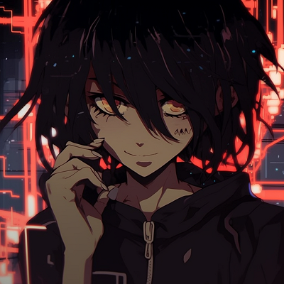 Image For Post Anime Cyberspace Aesthetic Profile - aesthetic black anime pfp