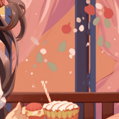 Image For Post | Characters with dessert-themed accessories and outfits, pastel colors with a soft-focus background. sweet matching pfp gif pfp for discord. - [matching pfp gif, aesthetic matching pfp ideas](https://hero.page/pfp/matching-pfp-gif-aesthetic-matching-pfp-ideas)