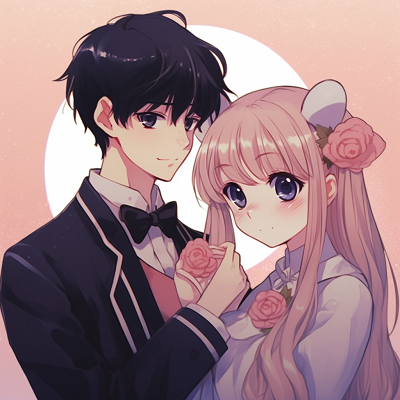 Image For Post | Sailor Moon with her wand, and Tuxedo Mask with his rose in hand. Pastel colors and soft shading. ultimate relationship goal: matching anime pfp for lifelong couples - [Boosted Selection of Matching Anime PFP for Couples](https://hero.page/pfp/boosted-selection-of-matching-anime-pfp-for-couples)
