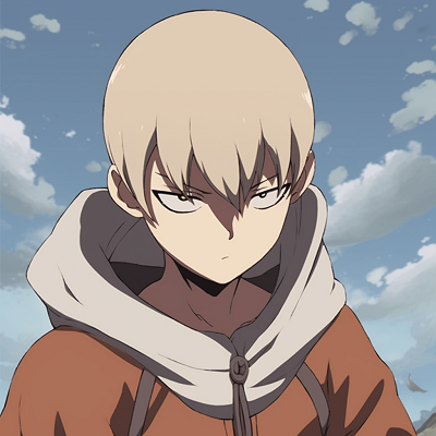 Image For Post | Saitama with a determined look, minimalistic art style with strong attention to emotion. top anime characters for pfp - [Best Anime PFP](https://hero.page/pfp/best-anime-pfp)